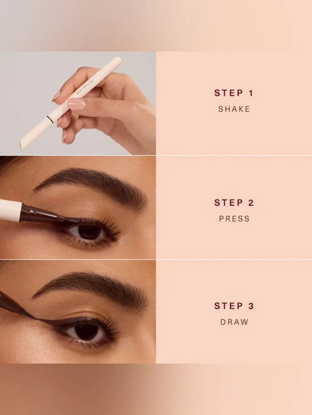 🎃Eyeliner Need🎃BNIB Rare Beauty Fullsize Perfect Strokes BROWN Matte Eyeliner!